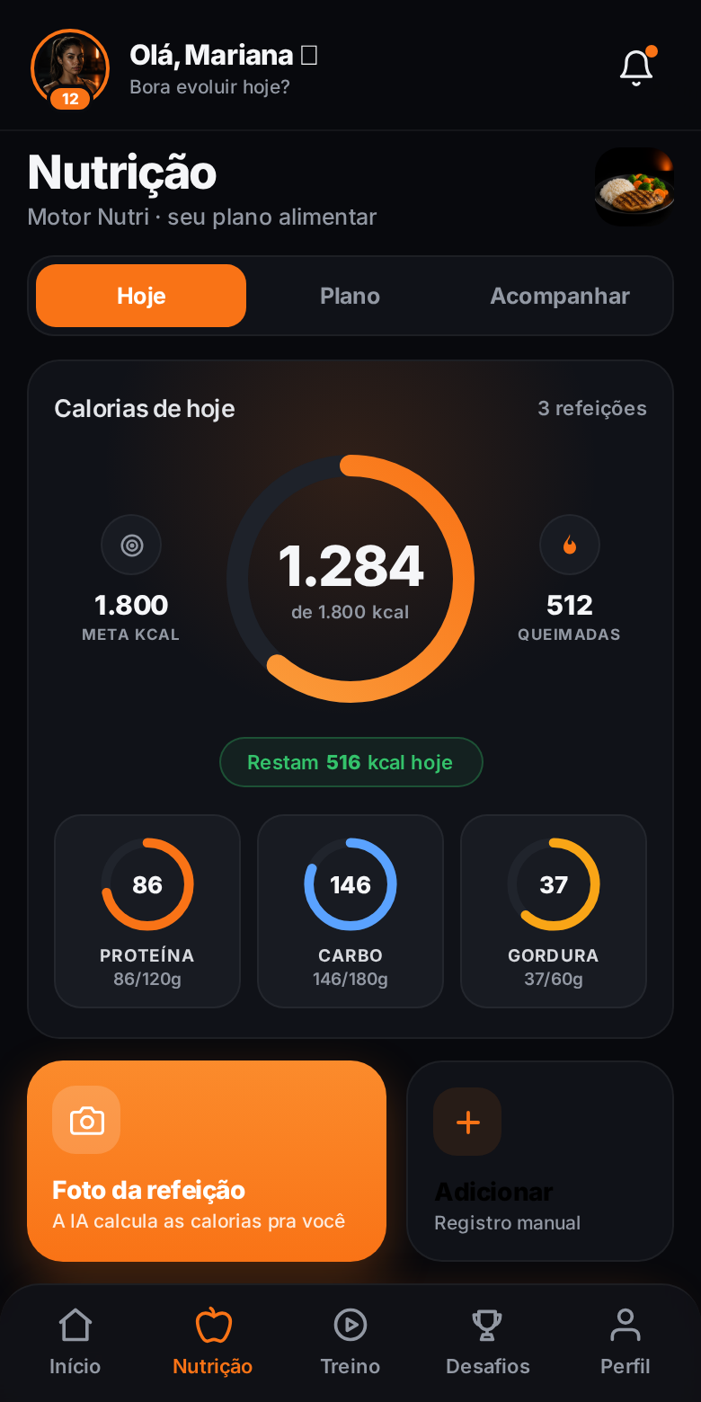 Calorias por foto